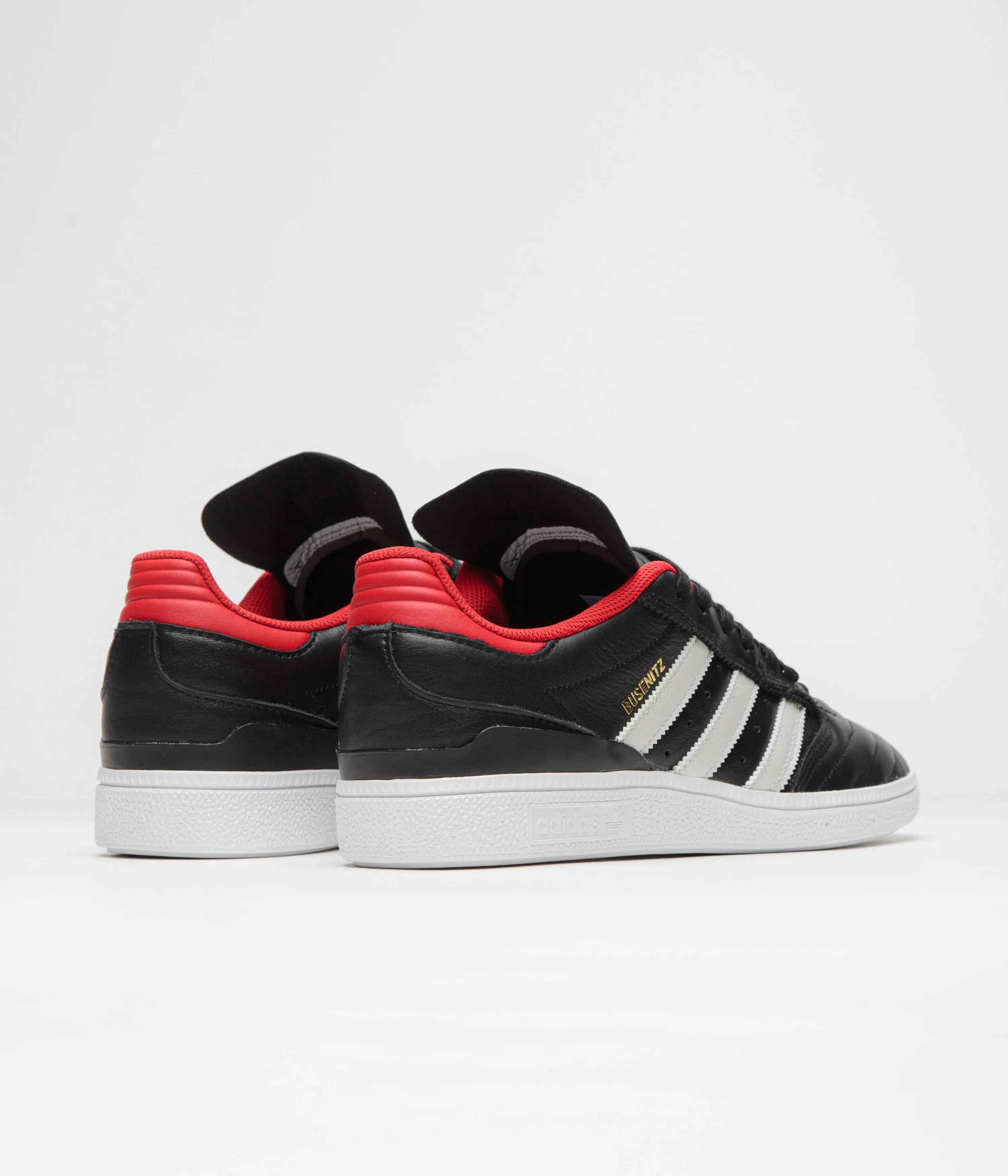 Adidas Busenitz Shoes - Core Black / Zero Metallic / Better Scarlet