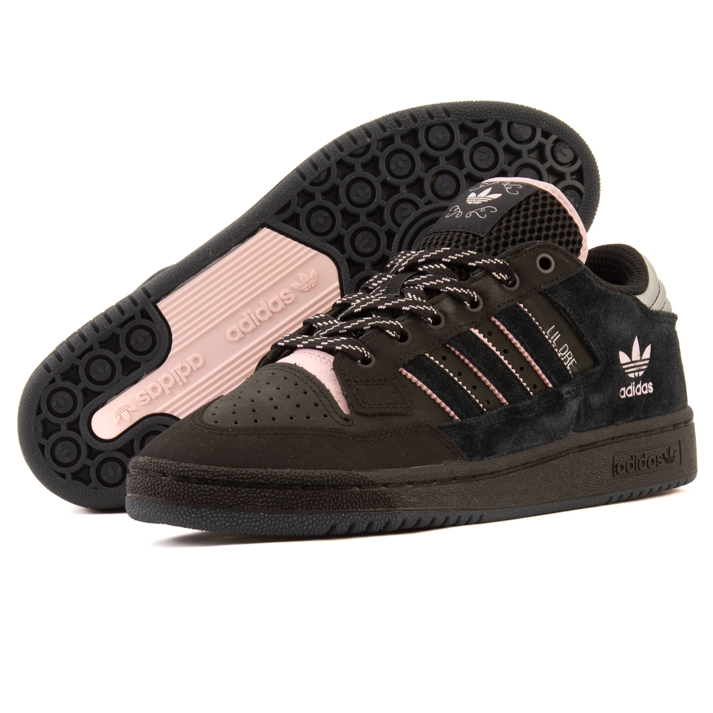 Adidas - Centennial 85 Low ADV X Lil Dre (Core Black/Clear Pink/Core Black)