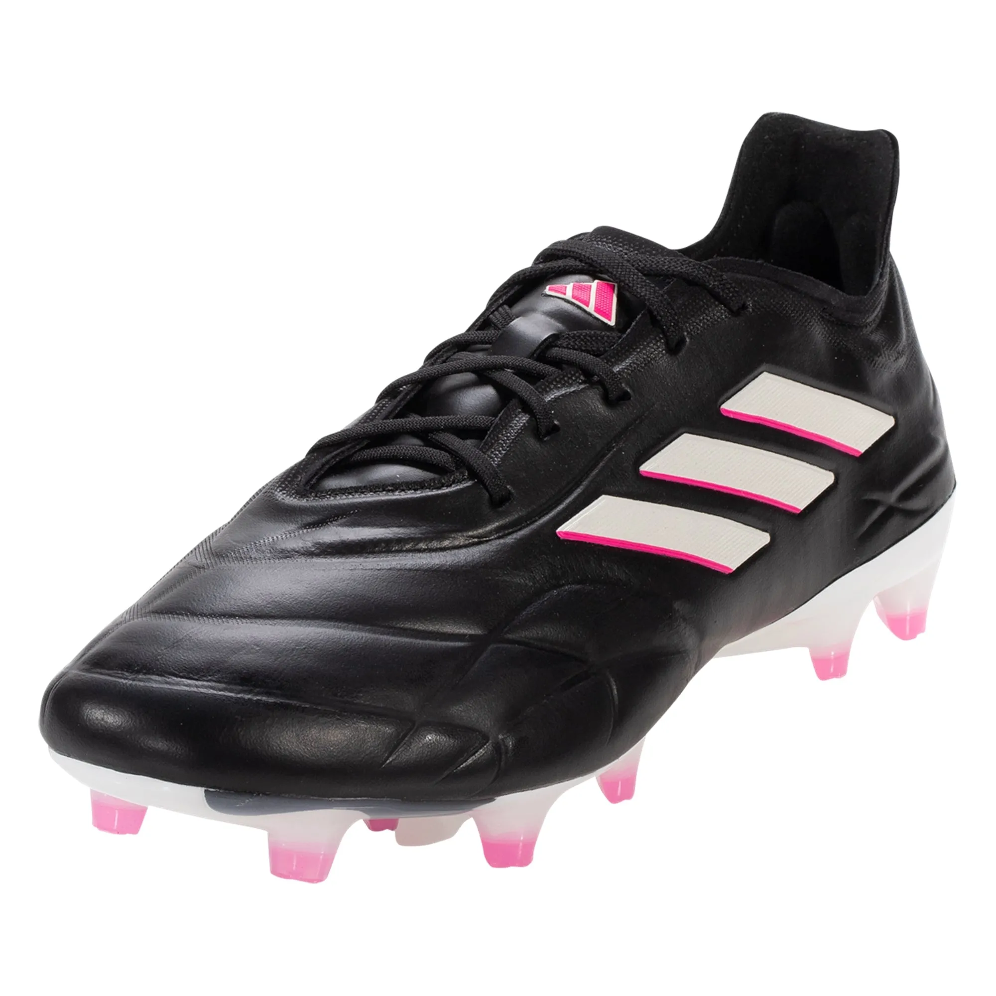 adidas Copa Pure.1 FG Soccer Cleats - Black/Metallic/Pink