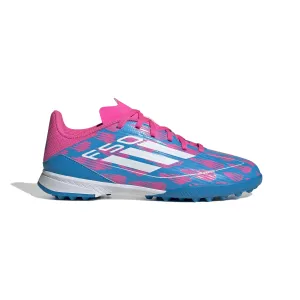 adidas J F50 League TF -  Solar Blue/ White/ Solar Pink