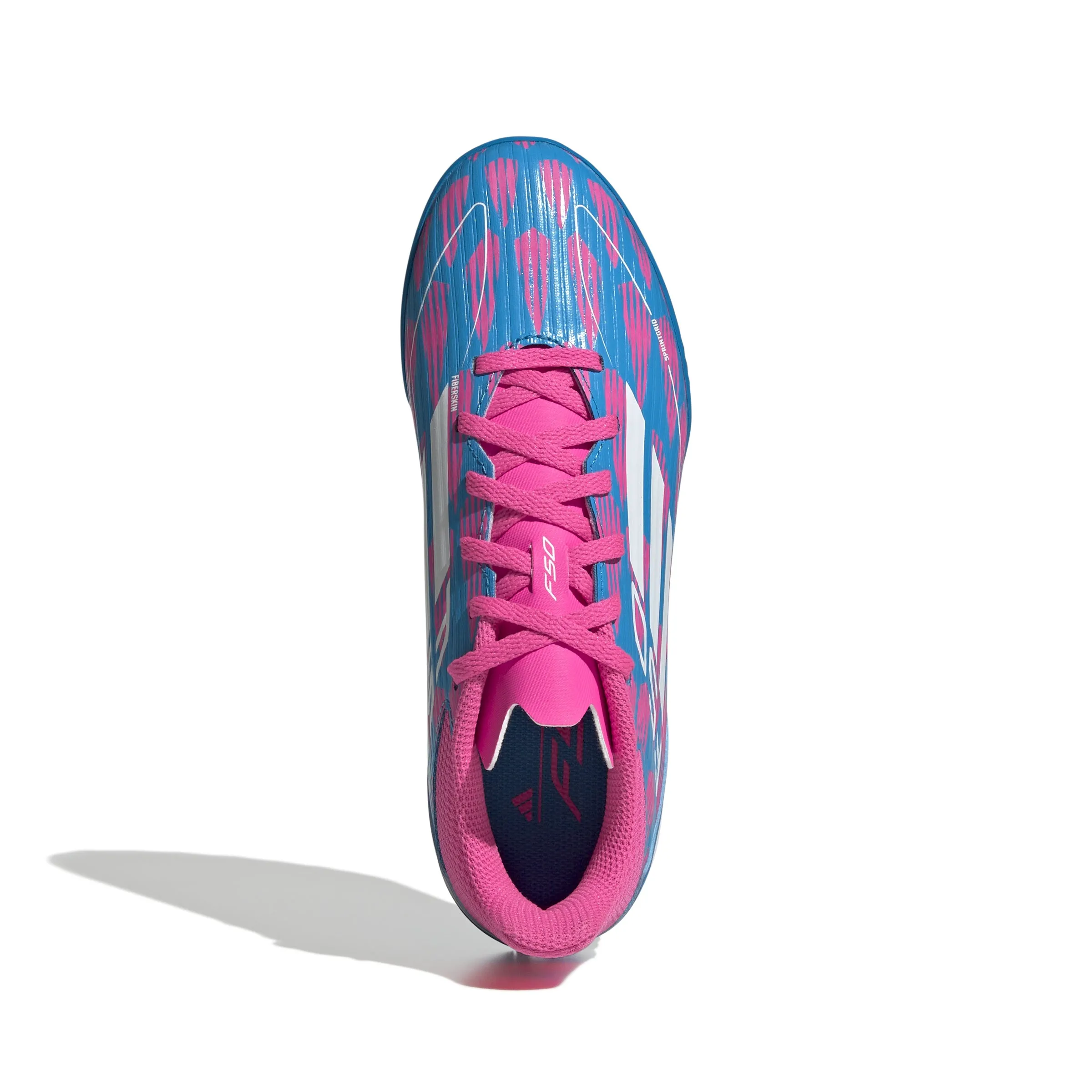 adidas J F50 League TF -  Solar Blue/ White/ Solar Pink