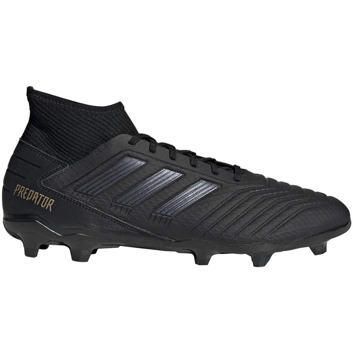 ADIDAS JR. PREDATOR 19.3 FG-CORE BLACK / CORE BLACK / GOLD METALLIC