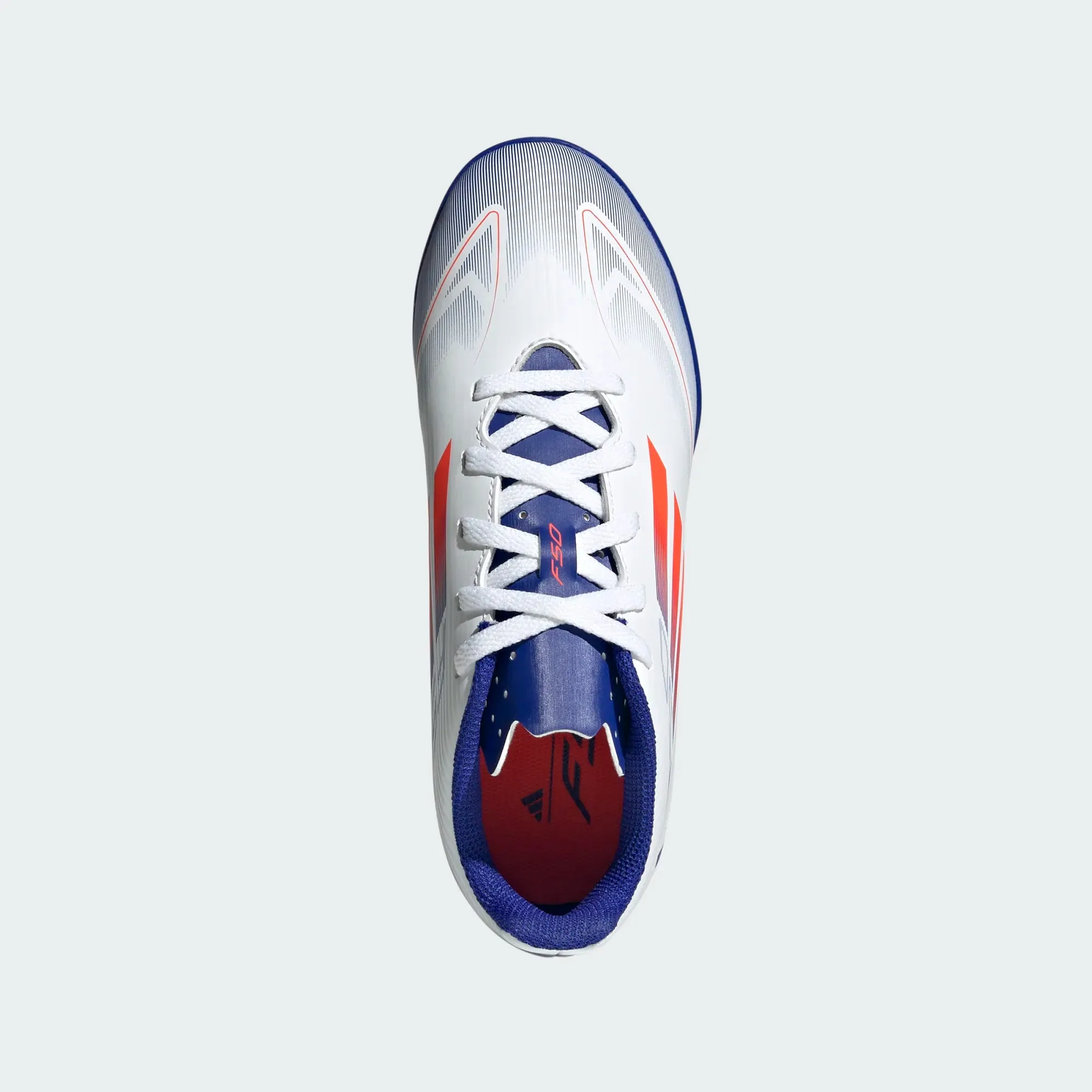 adidas Junior F50 Club Turf - White/Red/Blue