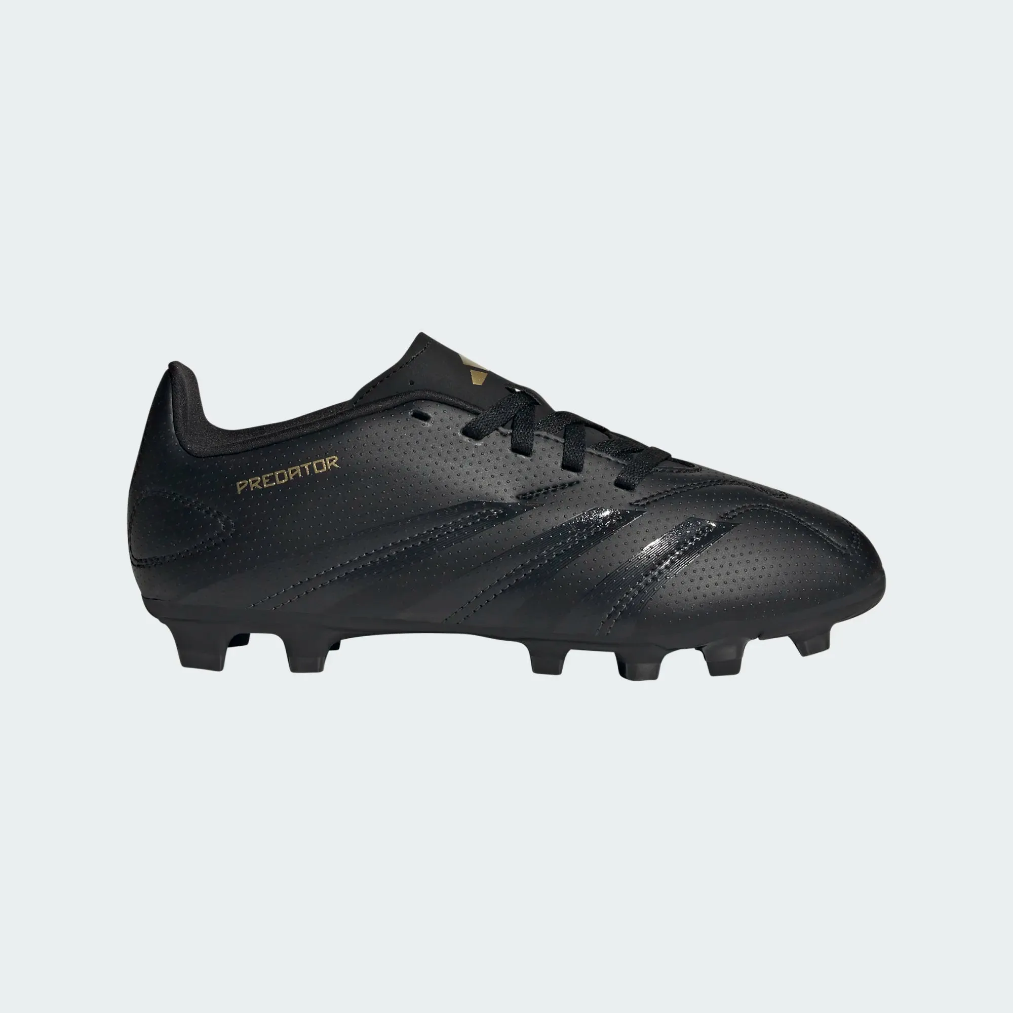 adidas Junior Predator Club FG - Black/Carbon/Gold