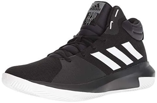 adidas Men's Pro Elevate 2018 Basketball Shoe, White/Black, 14 M US