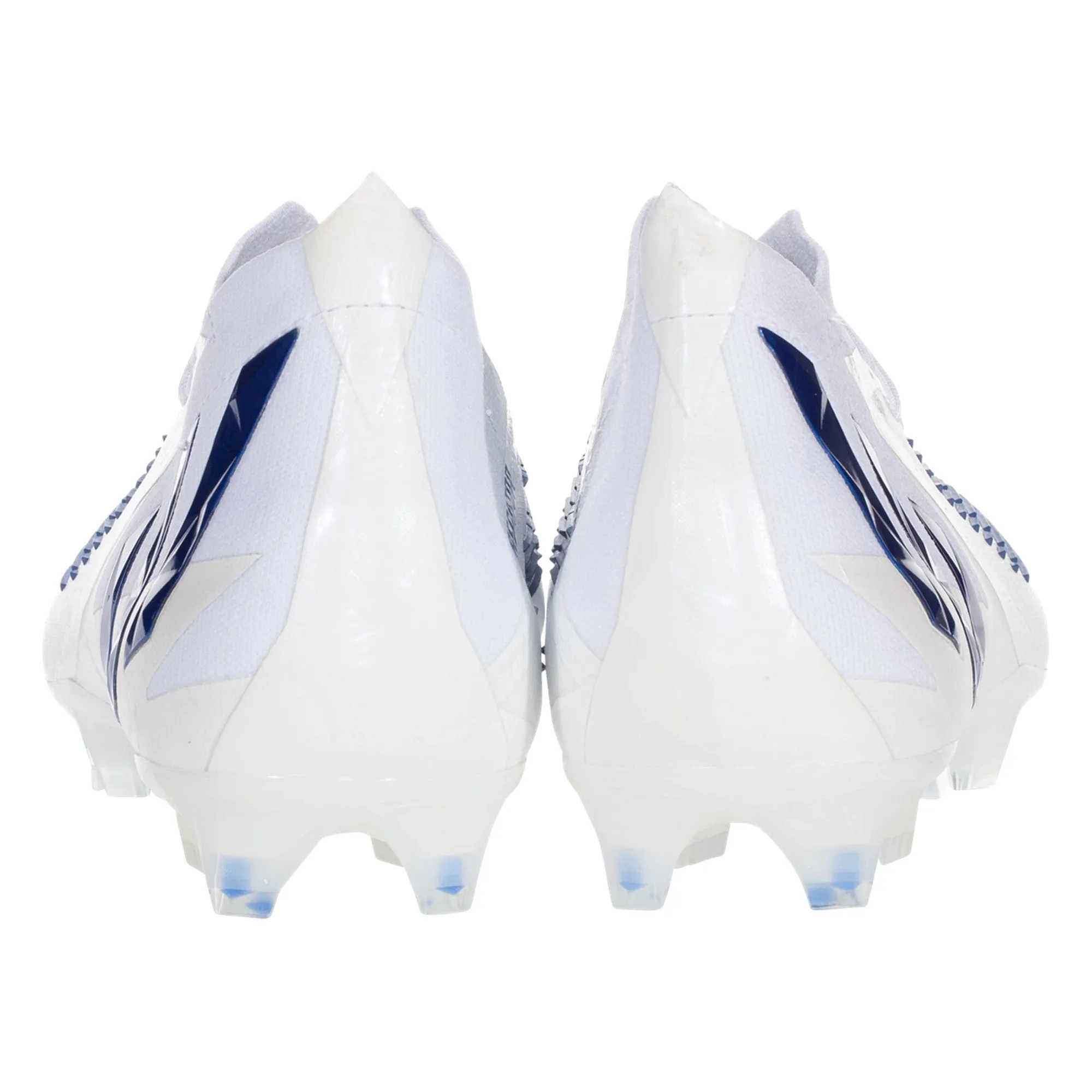 adidas Predator Edge.1 FG Firm Ground Soccer Cleat - Footwear White/Hi res Blue/Footwear White