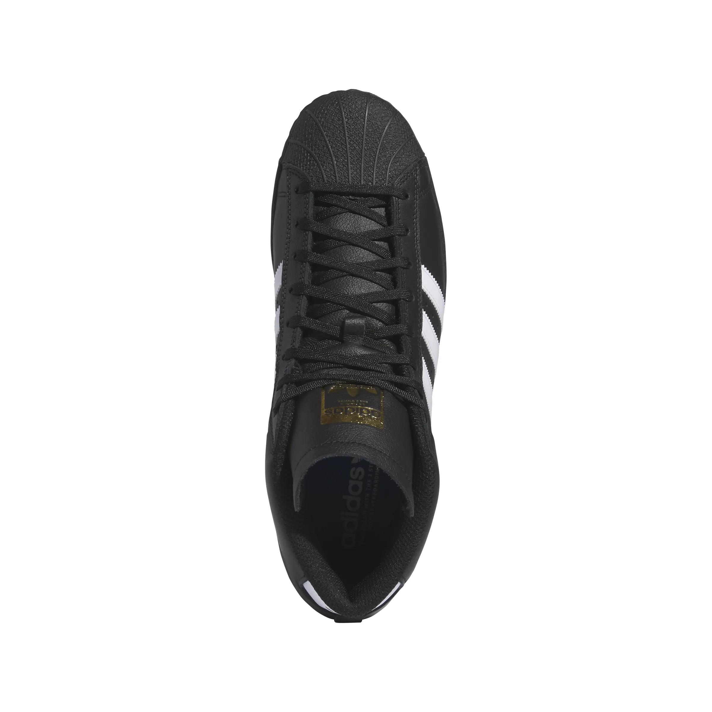 Adidas Pro Model ADV Shoes-Core Black/White/Gold Metal