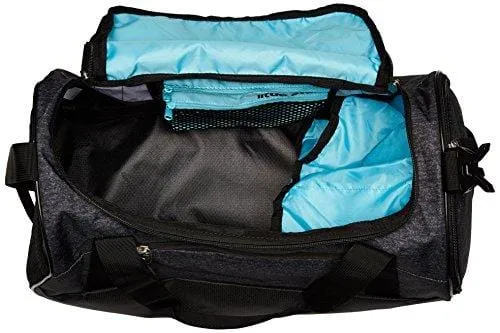 adidas Squad Duffel Bag, Black Jersey/Black, One Size