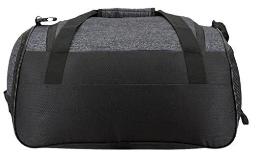 adidas Squad Duffel Bag, Black Jersey/Black, One Size