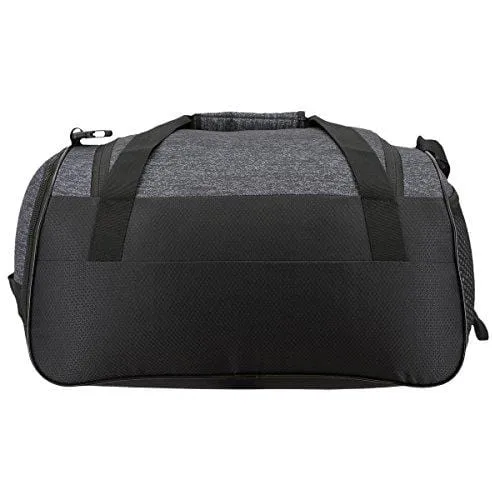 adidas Squad Duffel Bag, Black Jersey/Black, One Size