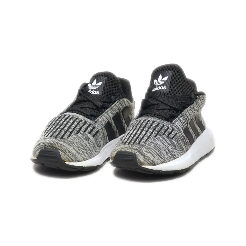 Adidas Swift Run Sport Shoes Leather Grey Colour For Kids