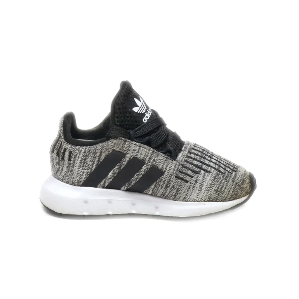 Adidas Swift Run Sport Shoes Leather Grey Colour For Kids