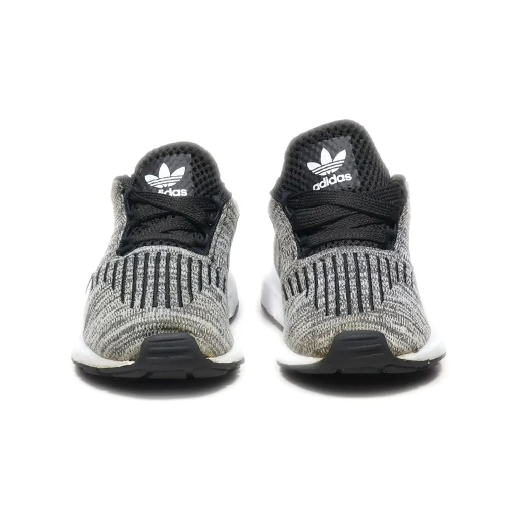 Adidas Swift Run Sport Shoes Leather Grey Colour For Kids