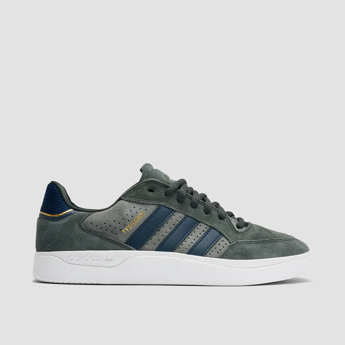 adidas Tyshawn Low Shoes - Carbon/Carbon/Grey Five