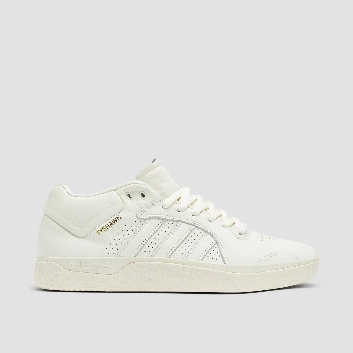 adidas Tyshawn Shoes - Ivory/Ivory/Bluebird