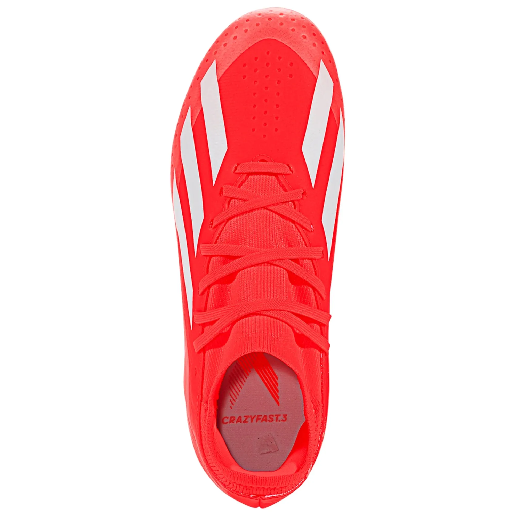 adidas X CrazyFast League FG Junior Firm Ground Soccer Cleat - Solar Red/White/Solar Yellow