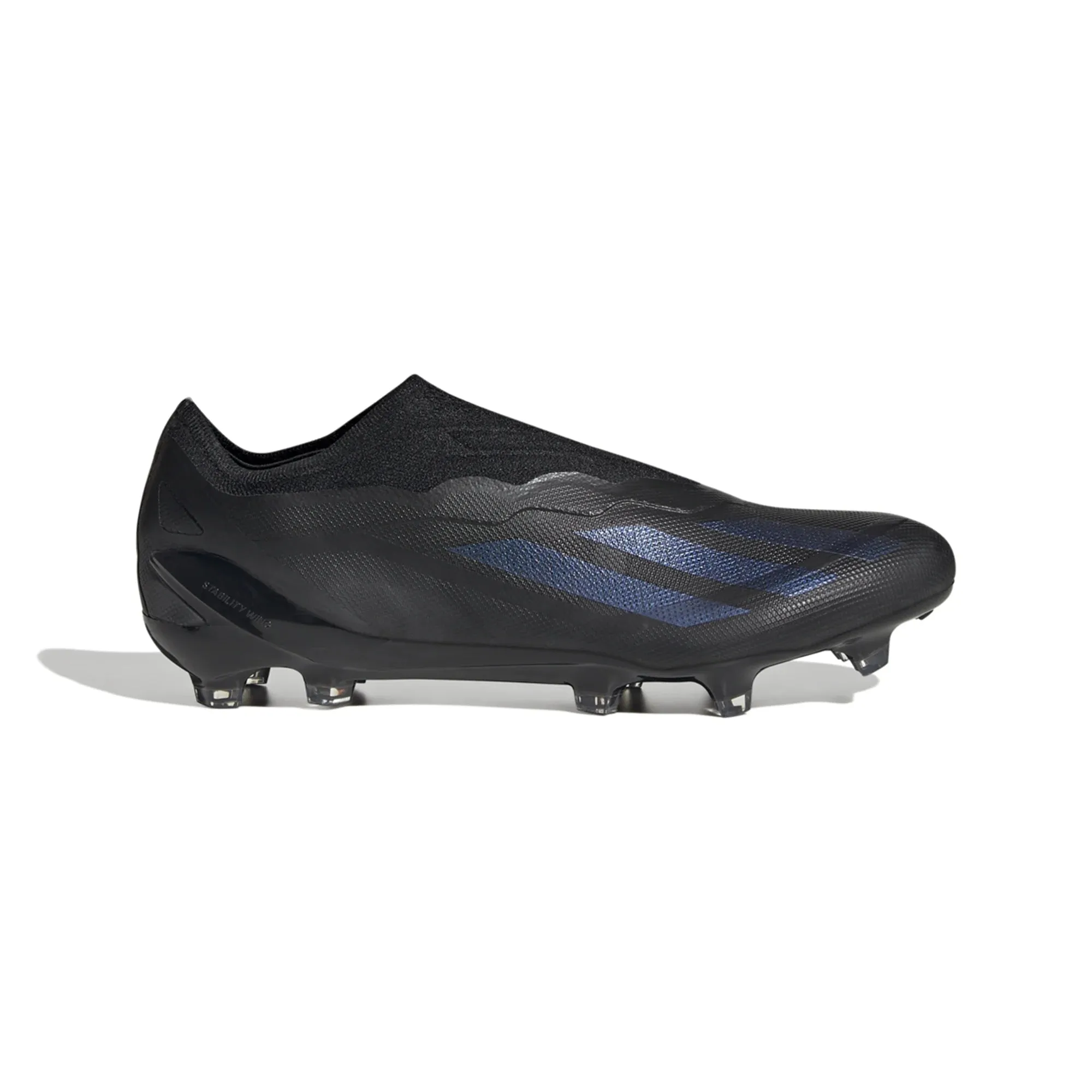 adidas X CrazyFast.1 Laceless FG Firm Ground Soccer Cleat - Black/Black