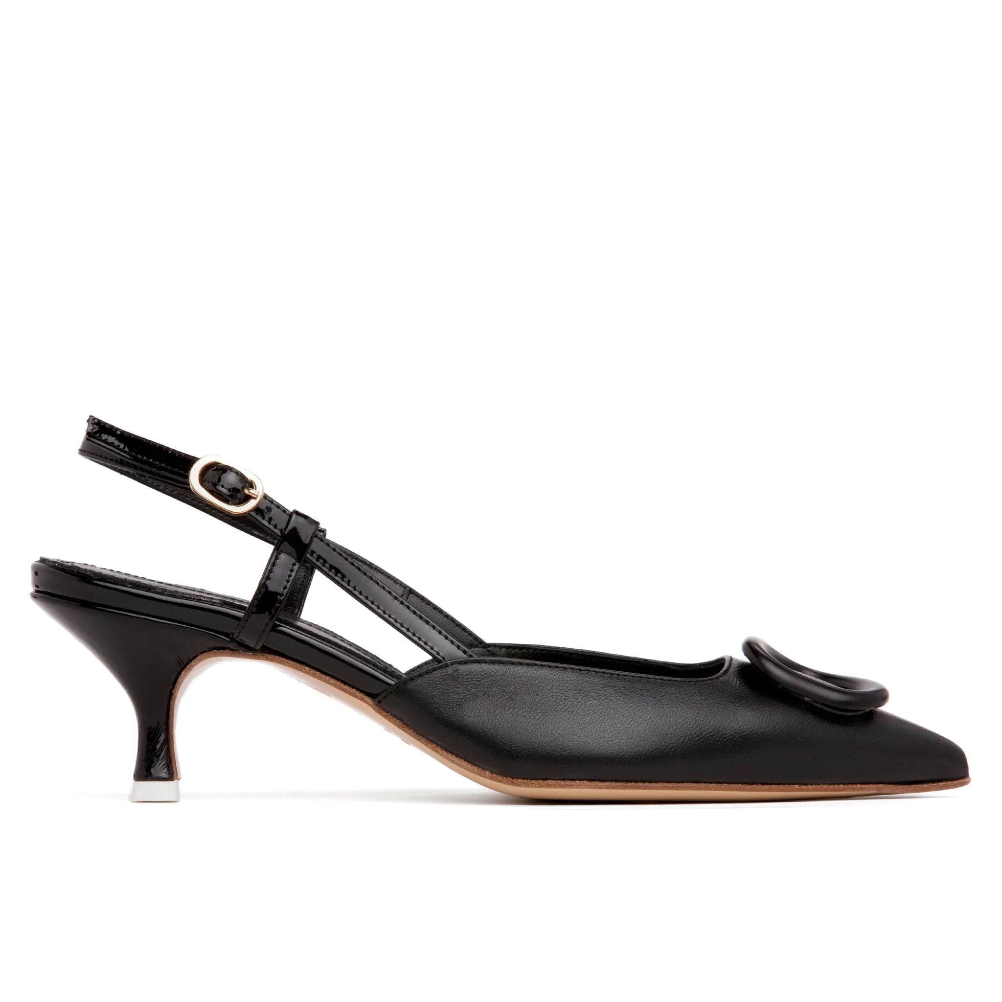 Amber Slingback Leather Pump