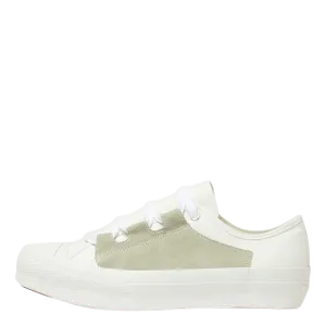 Asymmetric Ghillie Sneaker White