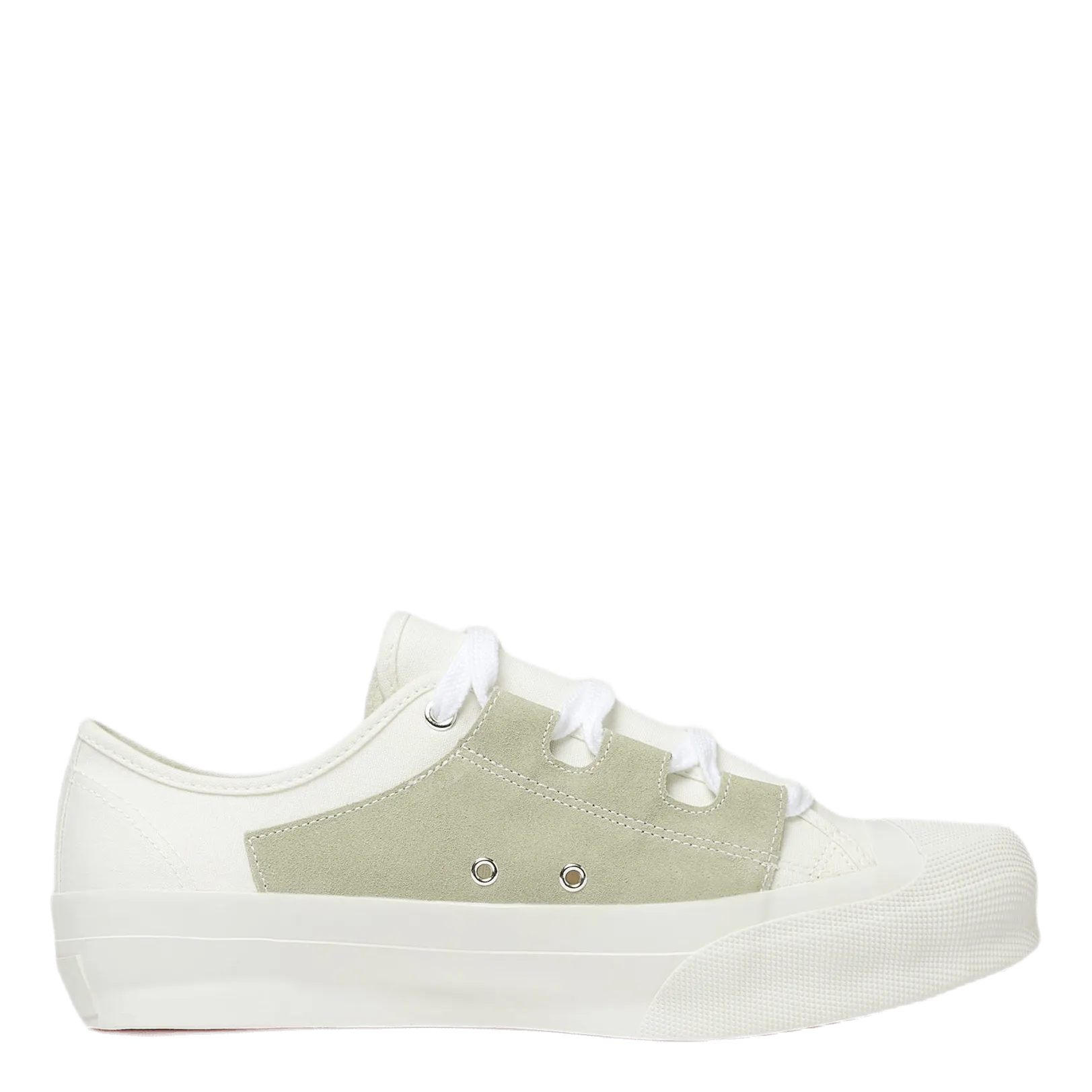 Asymmetric Ghillie Sneaker White