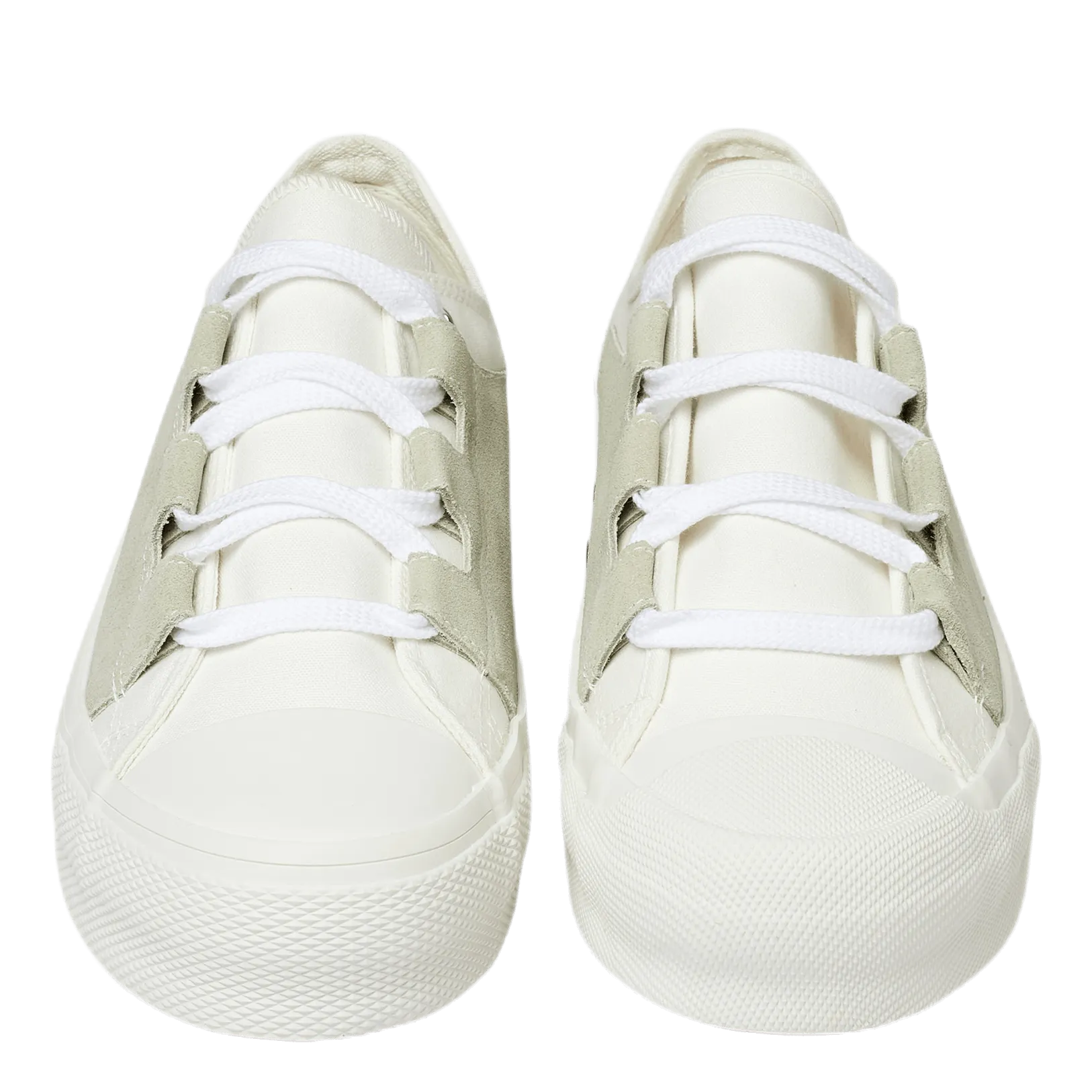 Asymmetric Ghillie Sneaker White