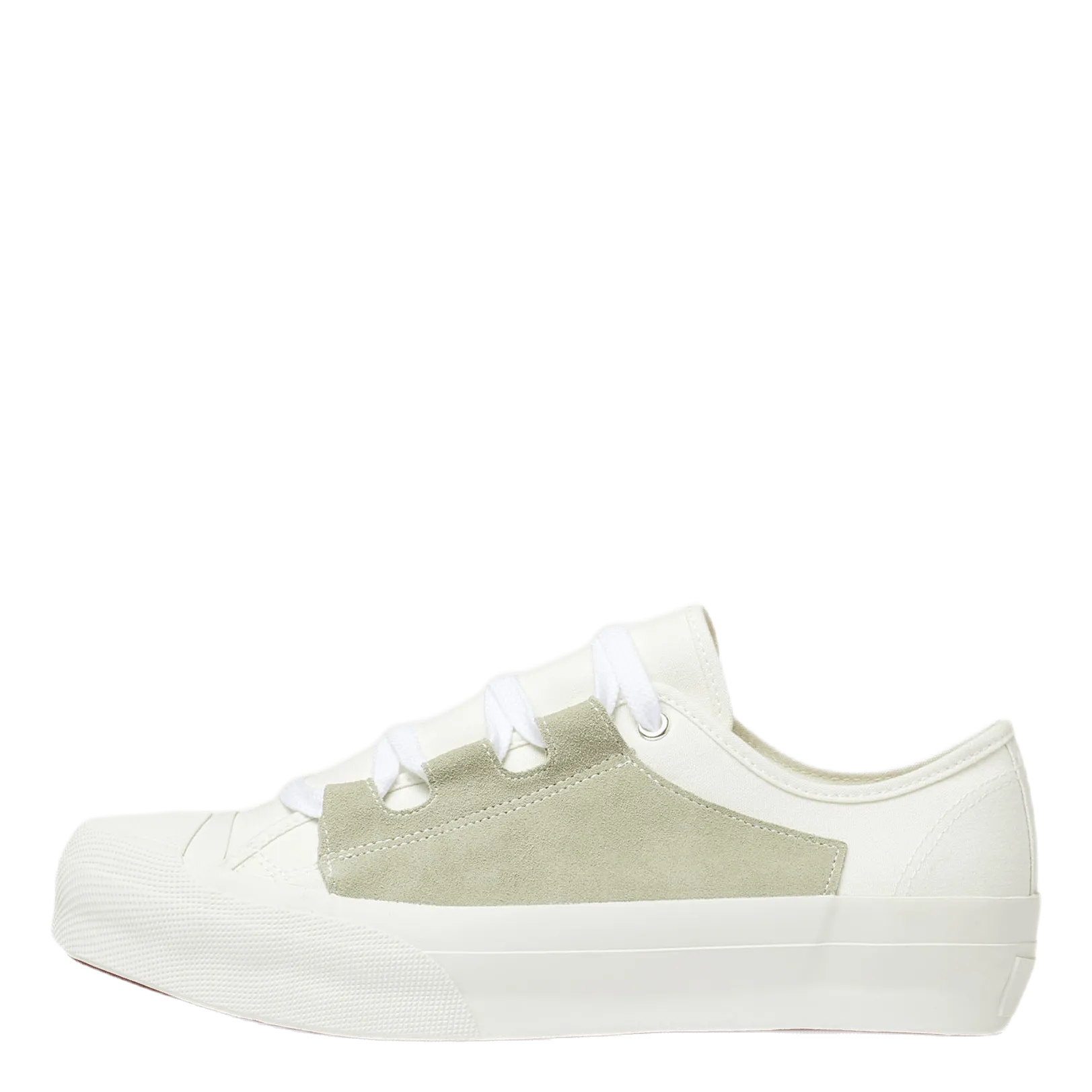 Asymmetric Ghillie Sneaker White