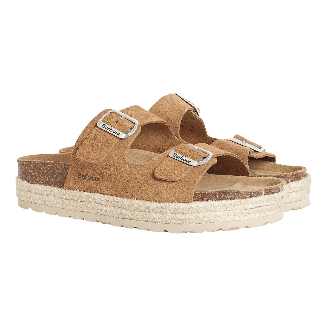 BARBOUR SANDGATE SANDAL PARCHMENT TAN LFO0701TA12