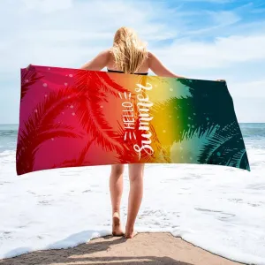 Beach Towel Large Gym Tapestries Sport Pool,Yoga Towel,Fashion Mat Summer Surf Robe Blanket