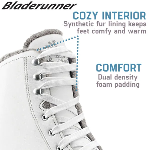 Bladerunner AURORA W Women's Figure Skates - WHITE/SILVER - Sale