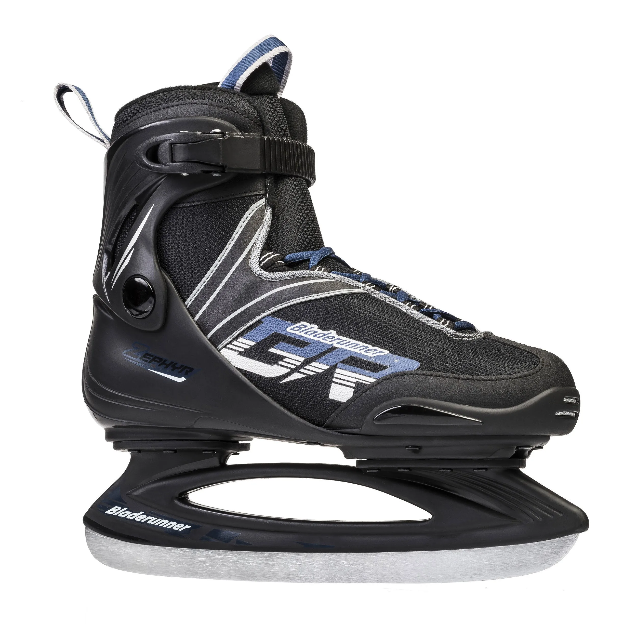 Bladerunner Zephyr Ice Skates- Black/Blue 2021