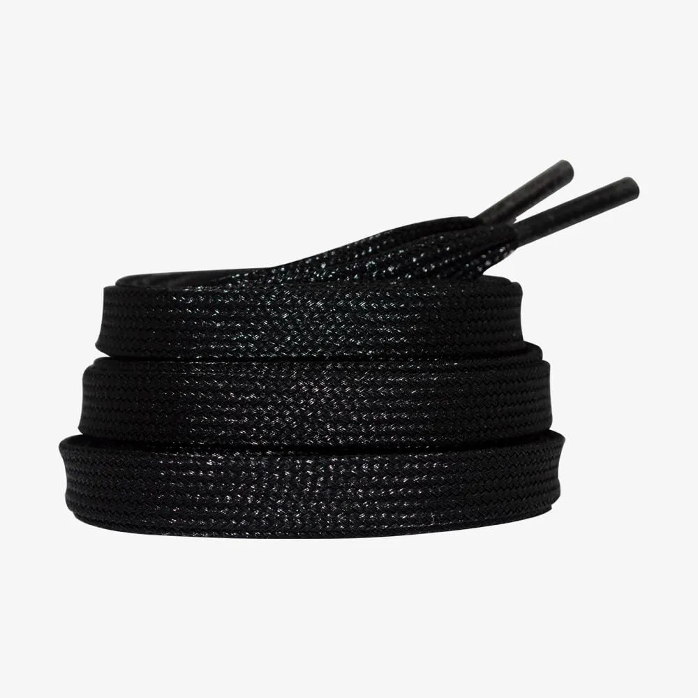 Bont Shimmer Skate Laces 8mm - Dynamite Black - Multiple Sizes