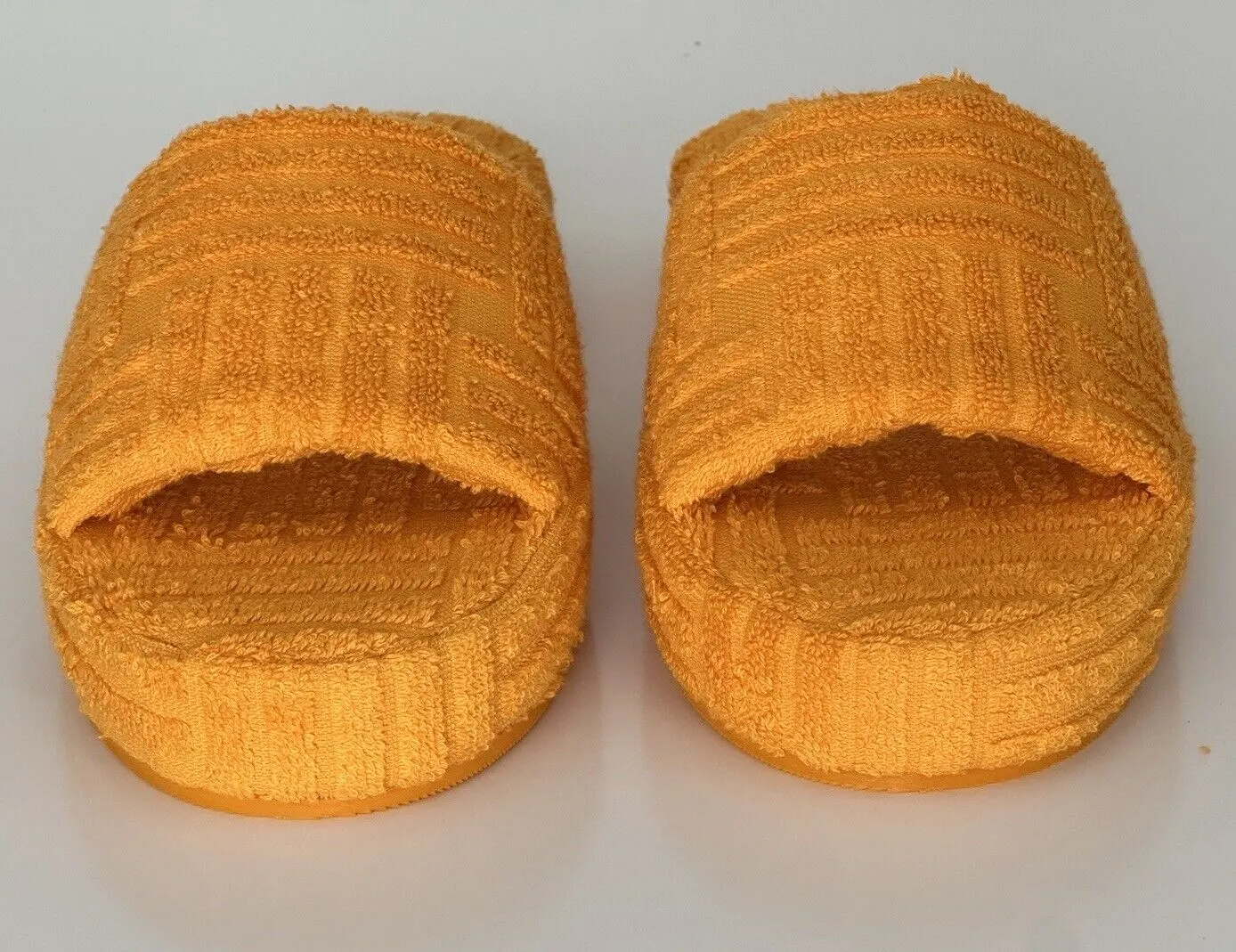 Bottega Veneta Womens Intrecciato Resort Sponge Slipper Yellow 10 US 659139 $600