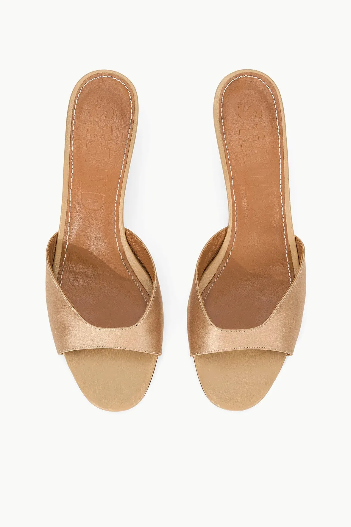 Brigitte Mule - Satin Camel