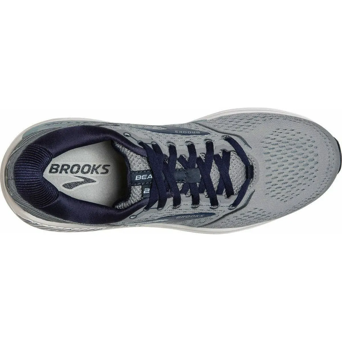 Brooks Beast 20 WIDE FIT Mens Running Shoes - Grey