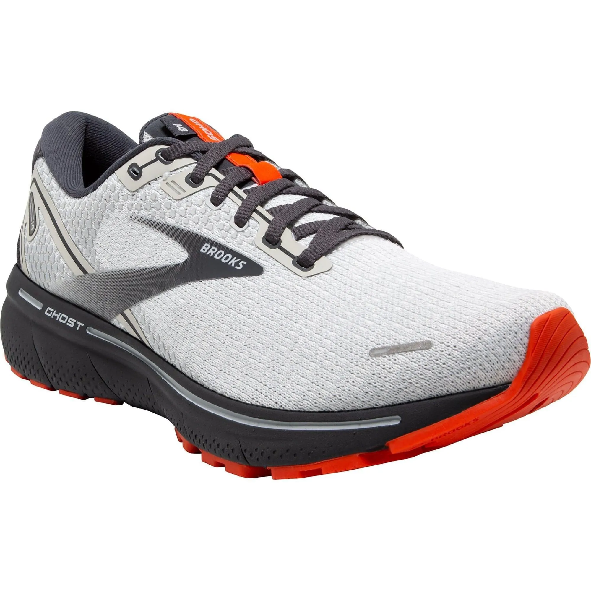 Brooks Ghost 14 Mens Running Shoes - Grey