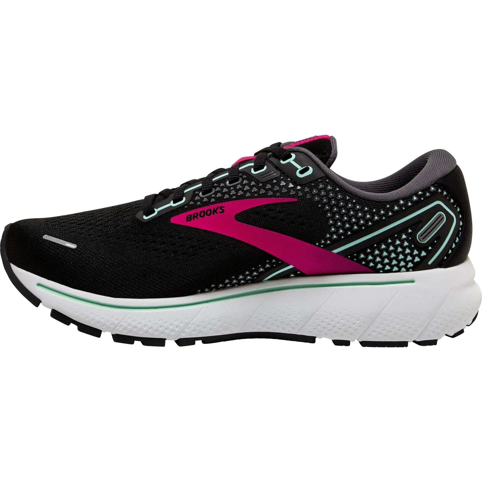 Brooks Ghost 14 Womens Running Shoes - Black