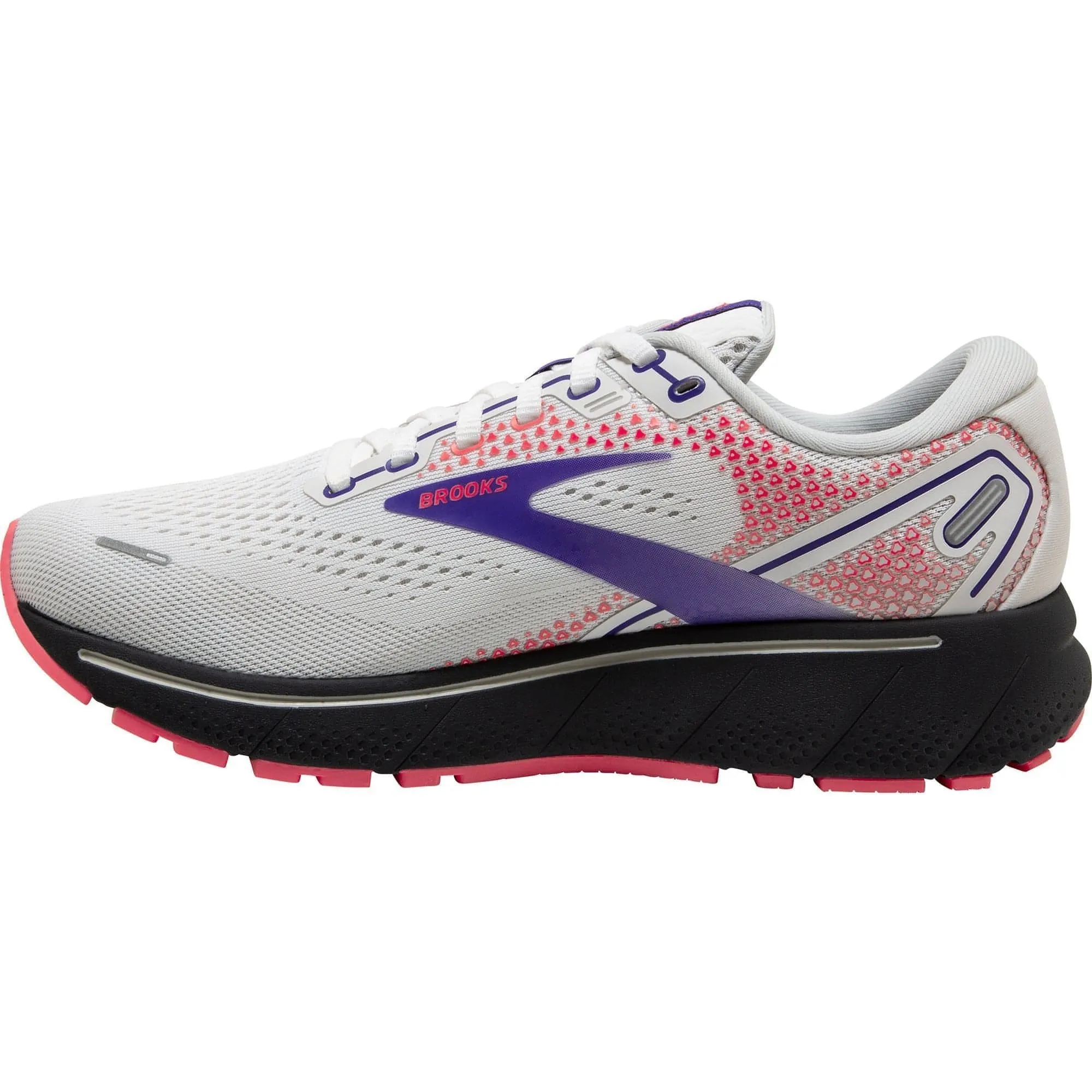 Brooks Ghost 14 Womens Running Shoes - White