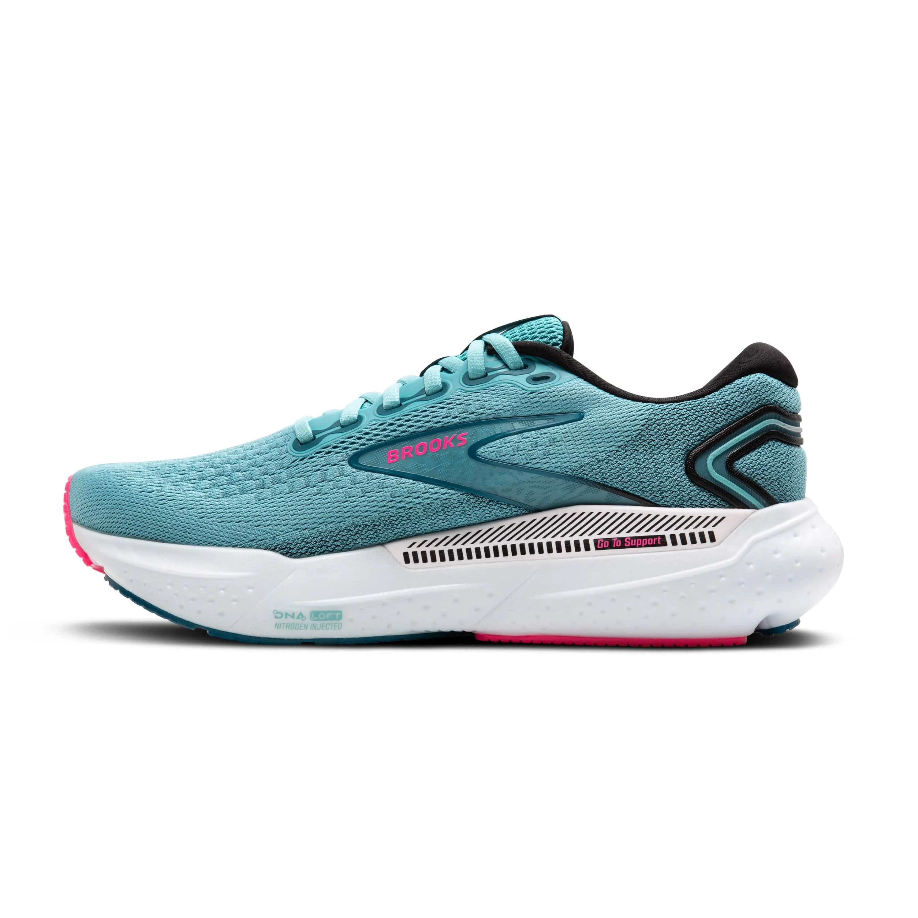 Brooks Glycerin GTS 21 Women's Running Shoes AW24 Moroccan Blue/Aqua/Pink