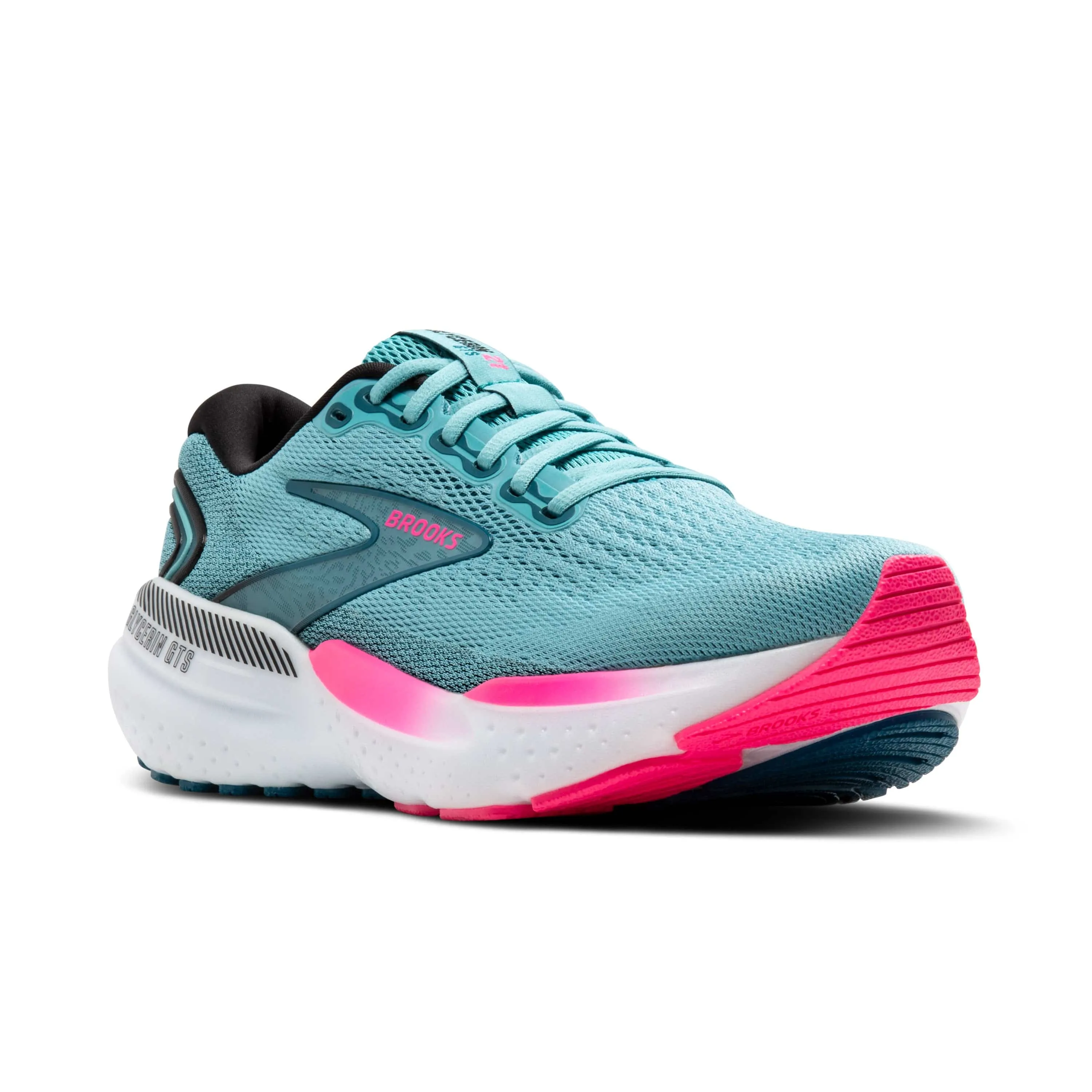 Brooks Glycerin GTS 21 Women's Running Shoes AW24 Moroccan Blue/Aqua/Pink