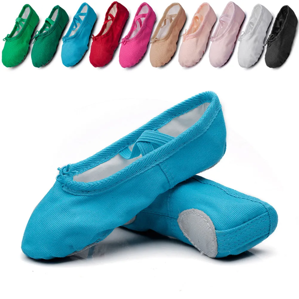 Canvas Slip on Ballet Dancing Yoga Practice Flats