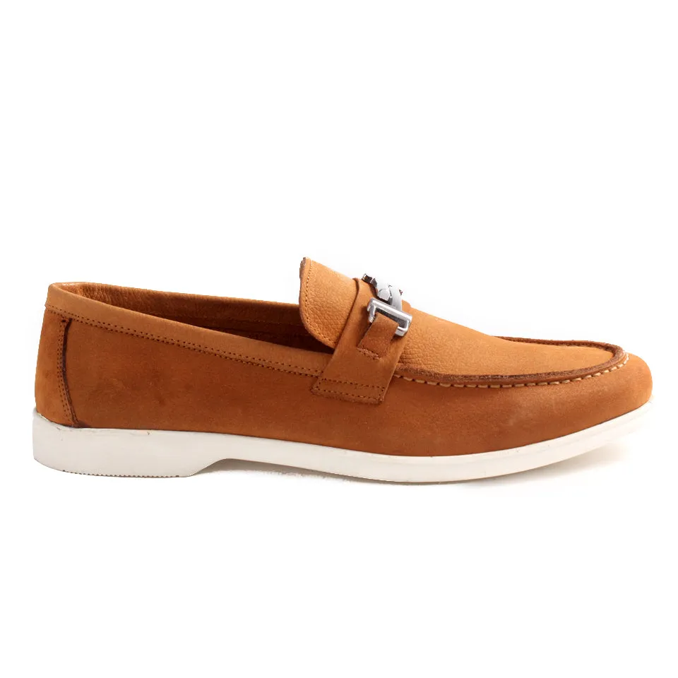 casual topsider shoes / honey / made in Turkey -7783