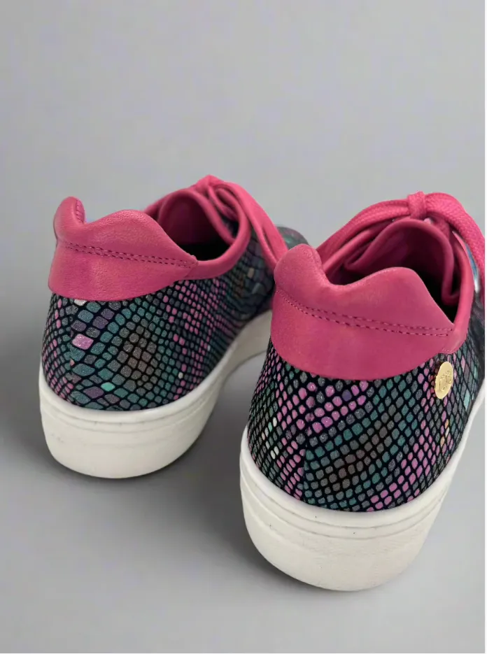 Chanii b "Pucker up Multi colored sneaker