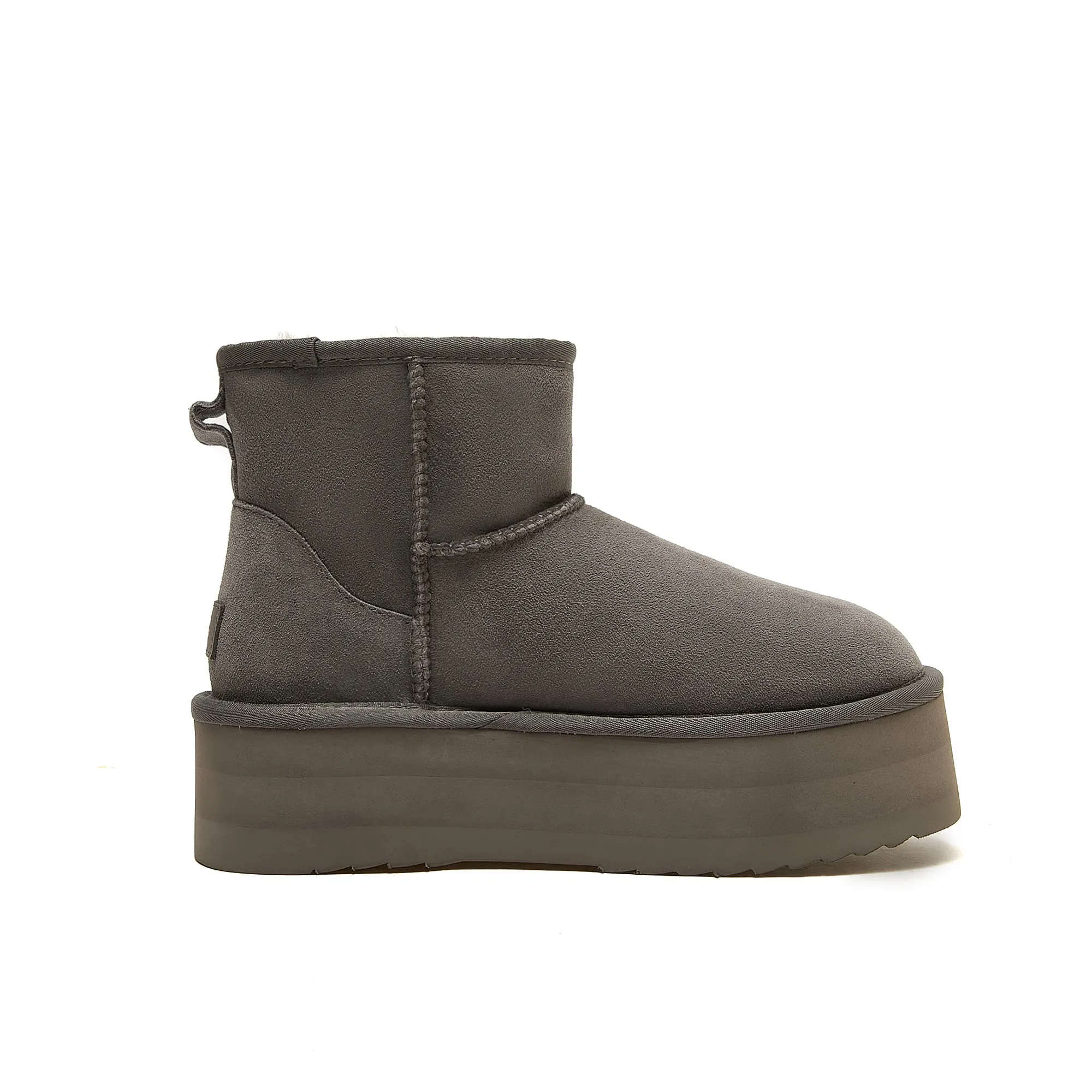 Classic Ultra Mini Platform Ugg - High Platform Short Boot - 100% A-Grade Double Face Australian Sheepskin [Clearance]