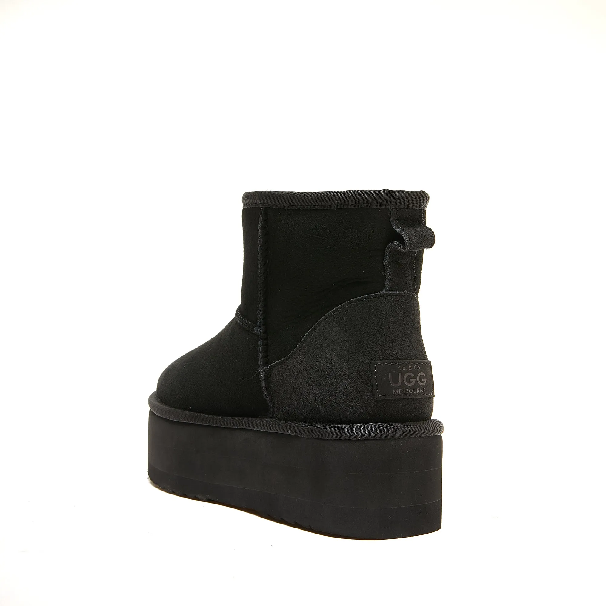 Classic Ultra Mini Platform Ugg - High Platform Short Boot - 100% A-Grade Double Face Australian Sheepskin [Clearance]