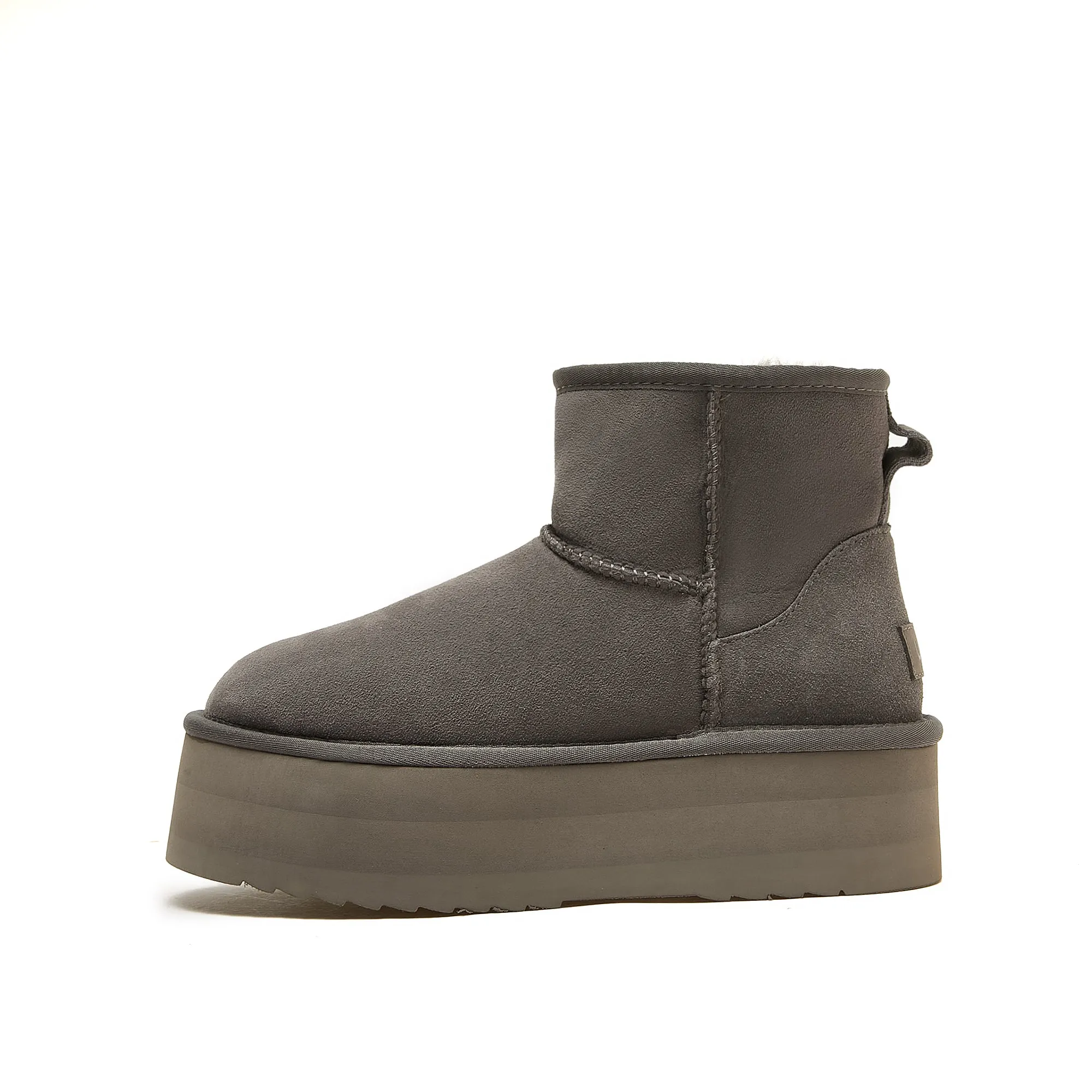 Classic Ultra Mini Platform Ugg - High Platform Short Boot - 100% A-Grade Double Face Australian Sheepskin [Clearance]