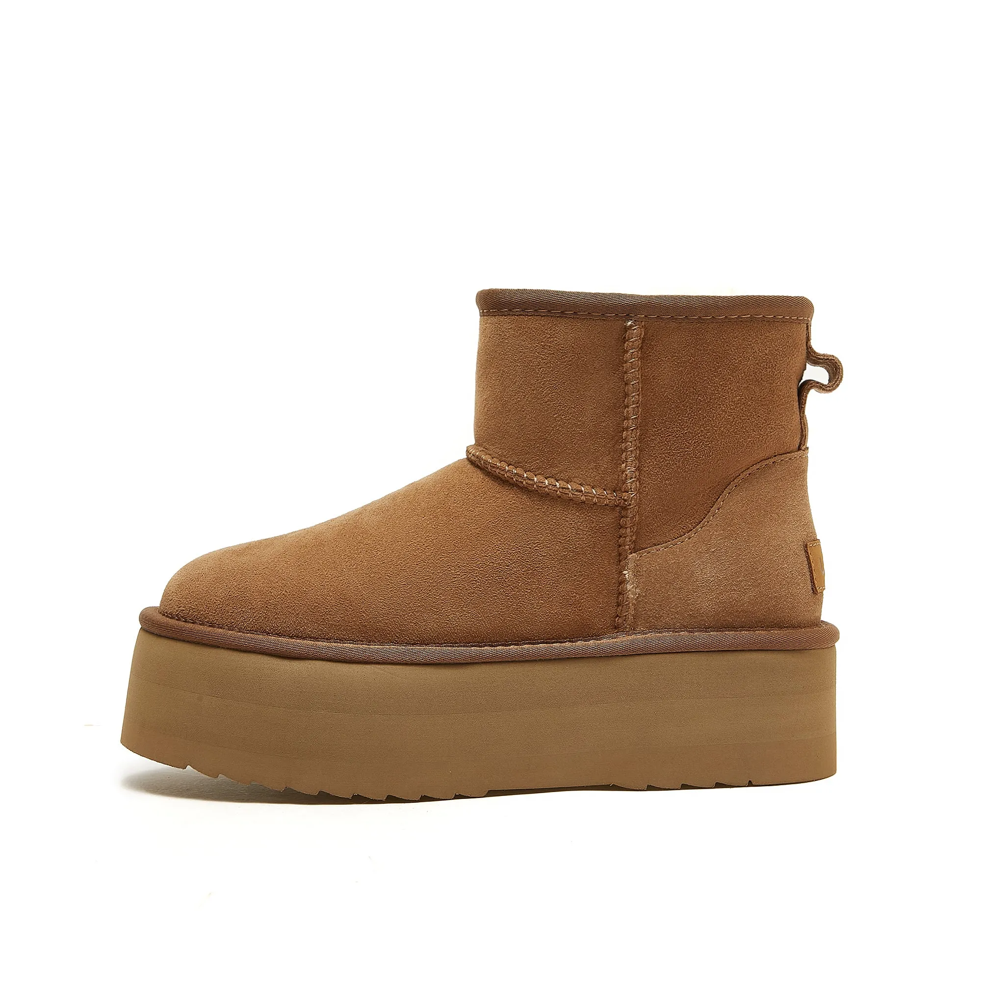 Classic Ultra Mini Platform Ugg - High Platform Short Boot - 100% A-Grade Double Face Australian Sheepskin [Clearance]