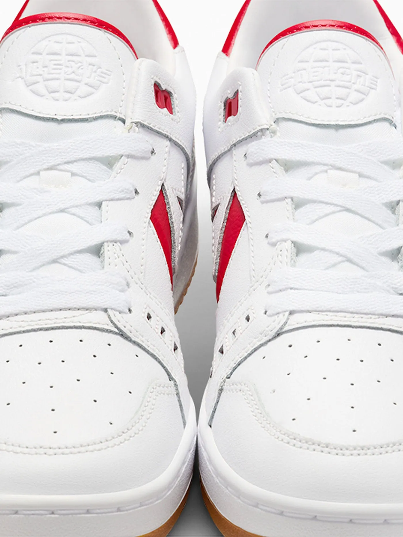 Cons AS-1 Pro Leather White/Red/White Shoes