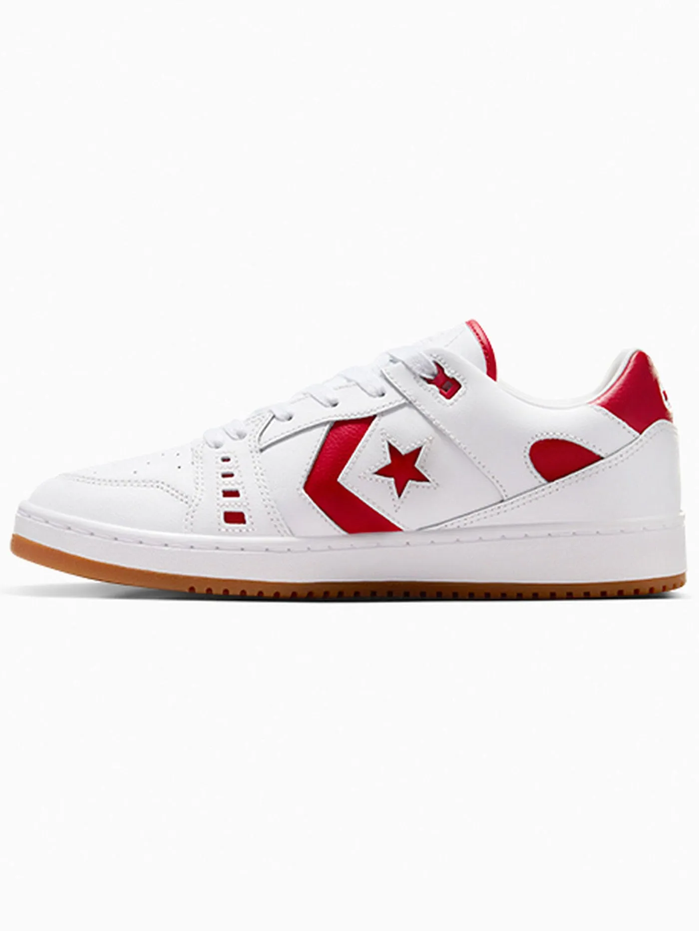 Cons AS-1 Pro Leather White/Red/White Shoes