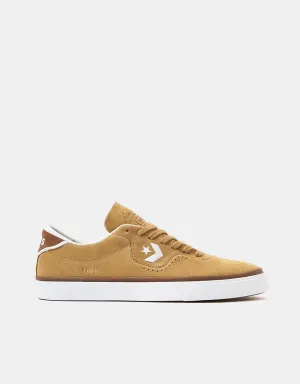 Converse Louie Lopez Pro Suede Skate Shoes - Toadstool Tan/Dark Whiskey