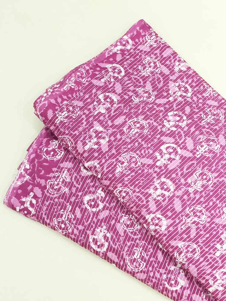 Cotton printed running material